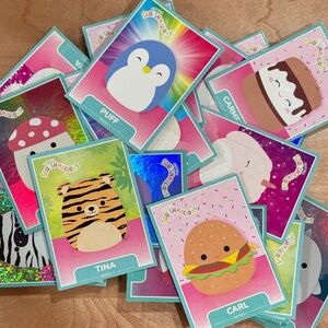 Squishmallows Collectible Cards - Colorful Variety